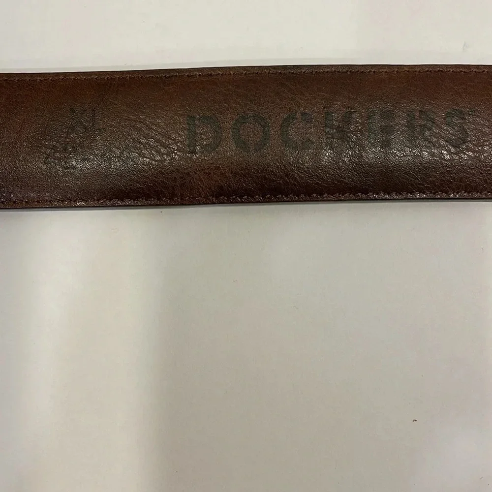 Dockers’ brown synthetic leather belt men’s size XL 42-44